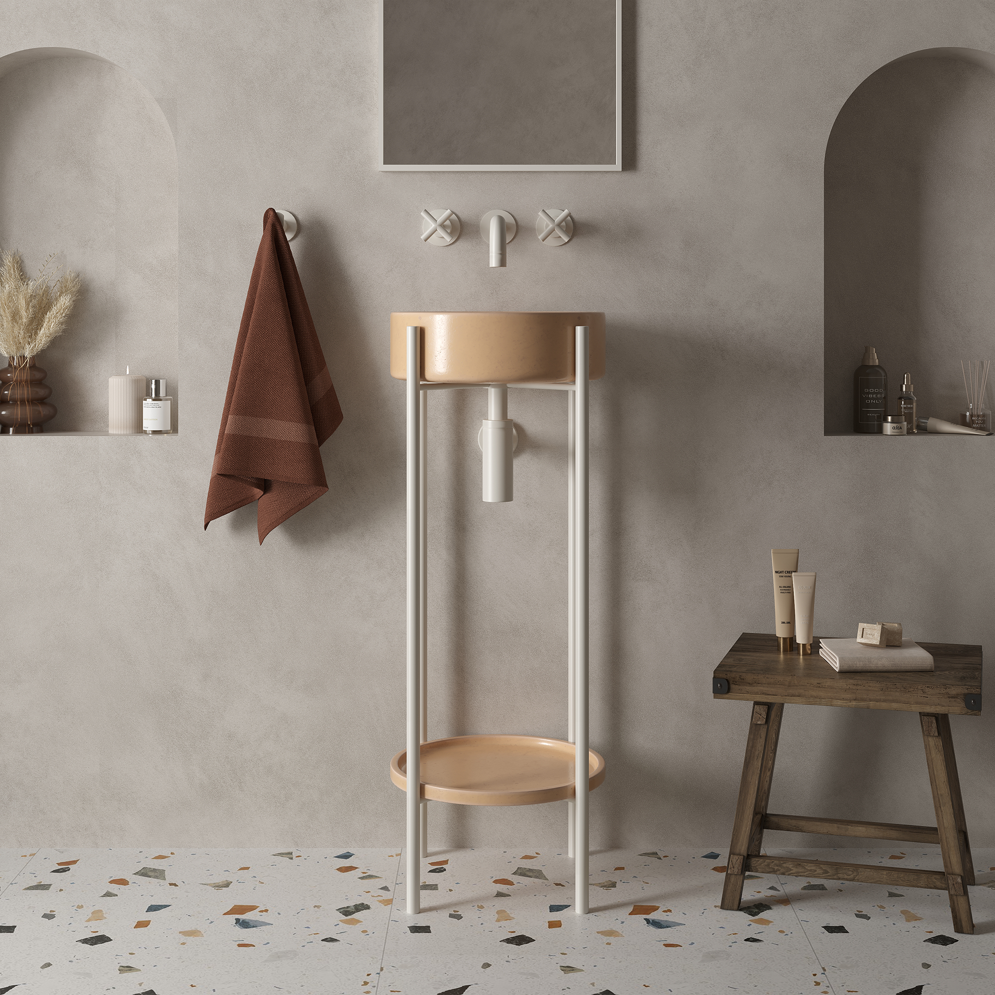 Mini Miami Freestanding Console