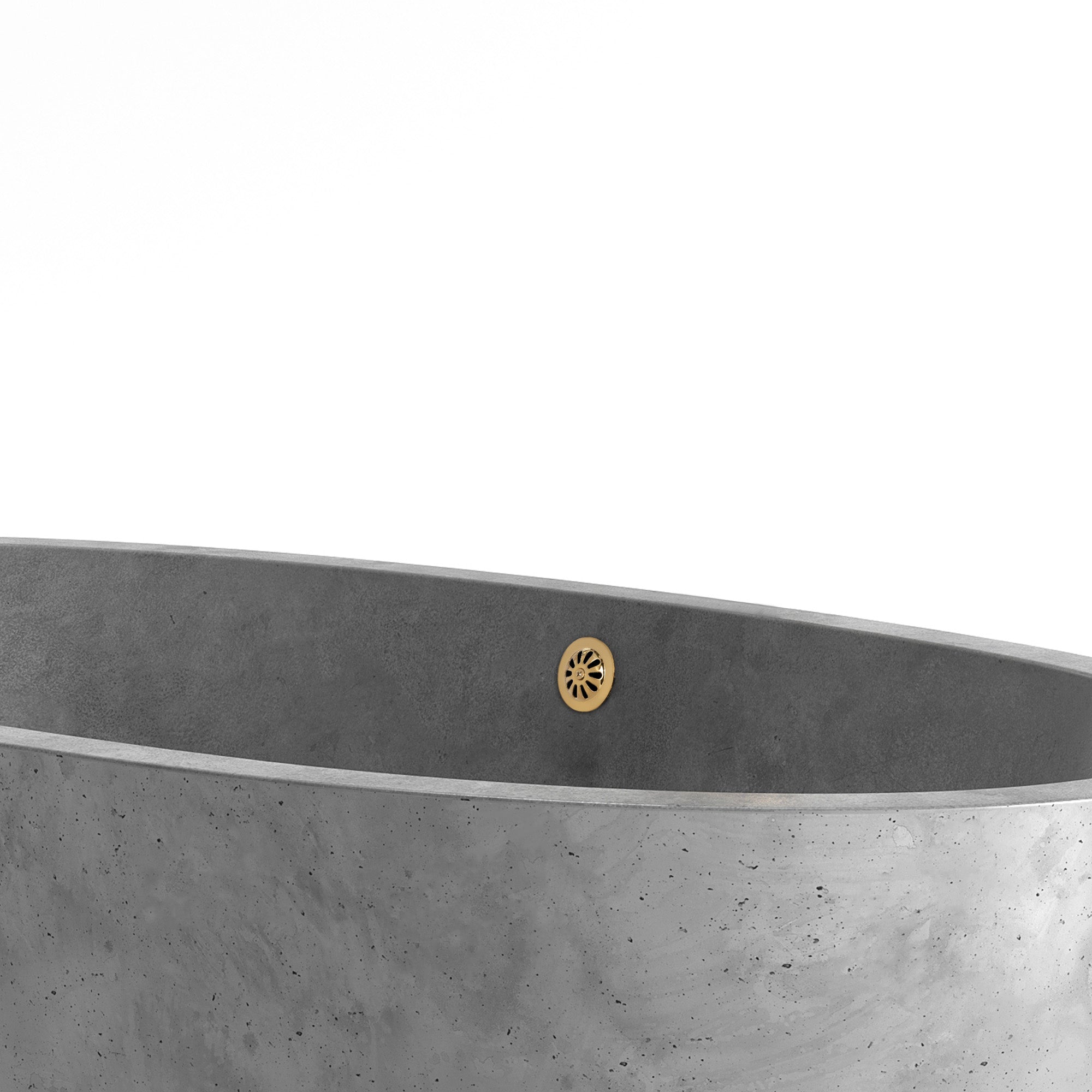 Freestanding bathtub overflow drain - 