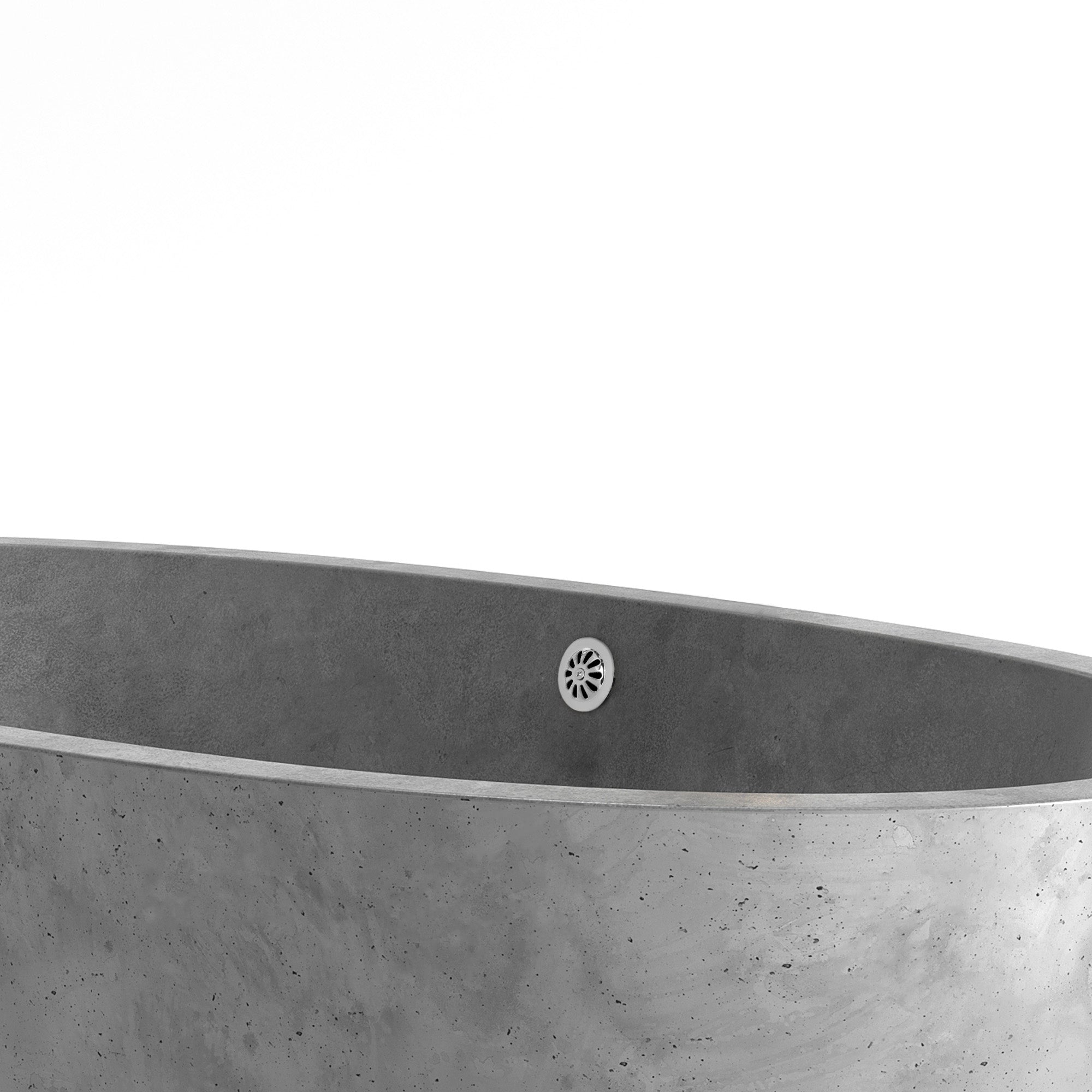 Freestanding bathtub overflow drain - 