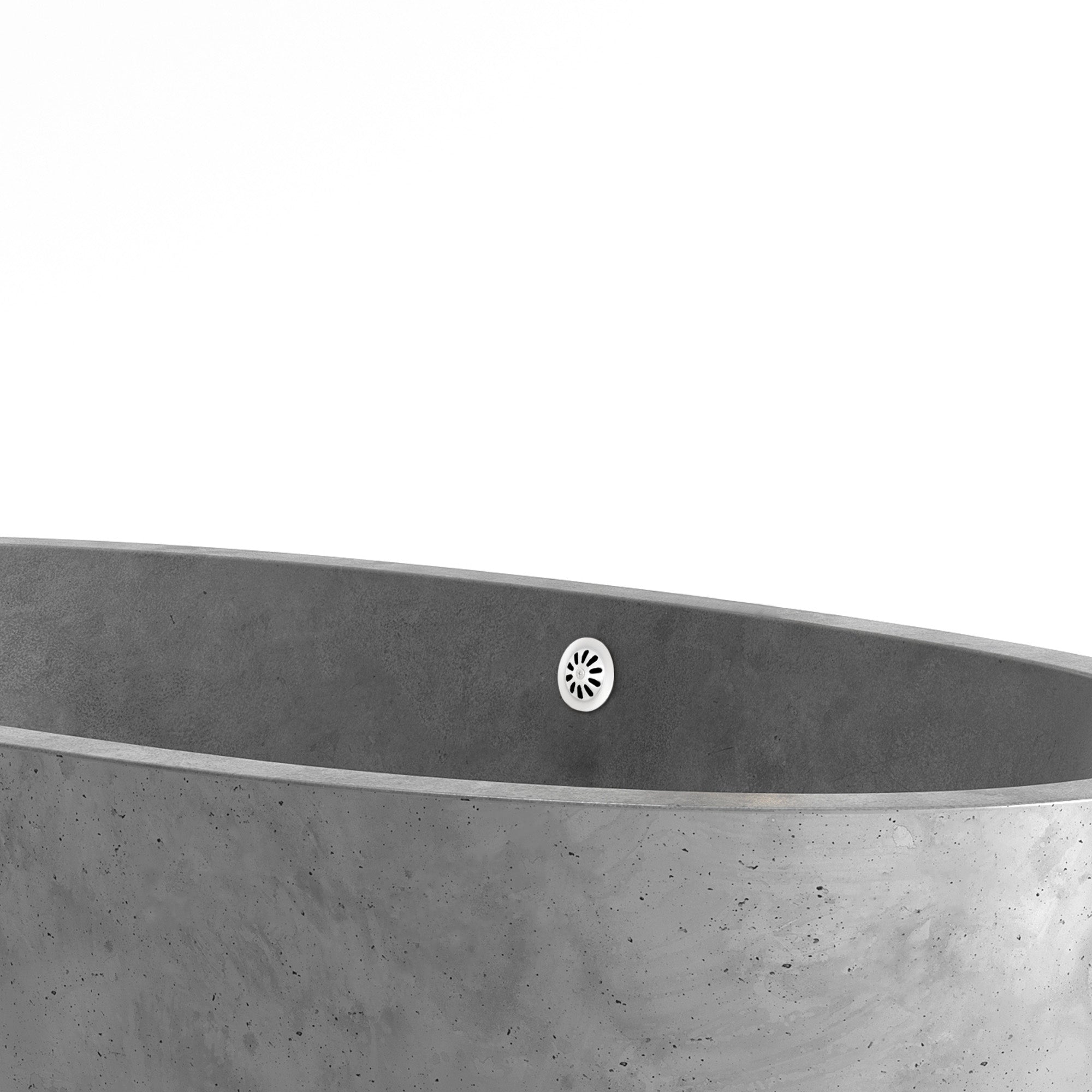 Freestanding bathtub overflow drain - 