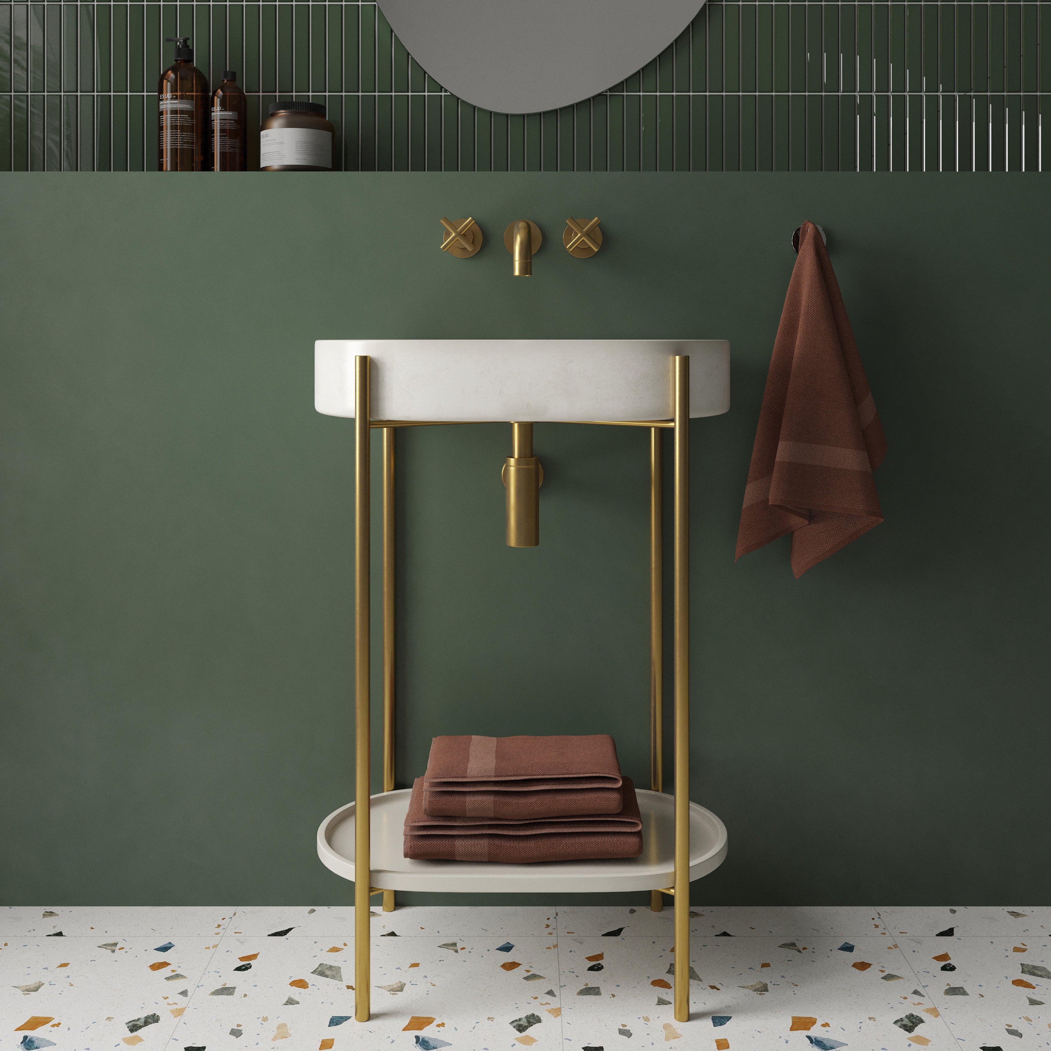 Manhattan freestanding console - console