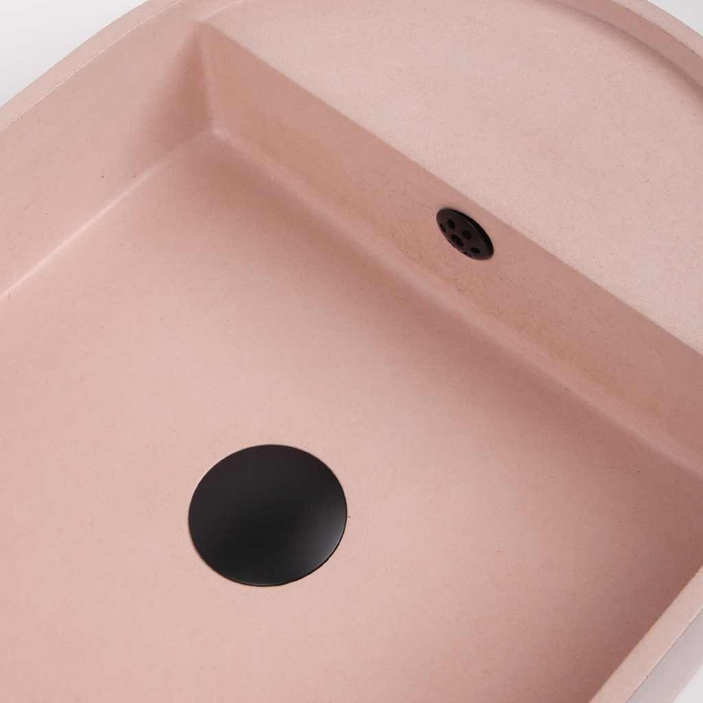 Overflow Push Style Pop-Up Drain – Concretti Designs